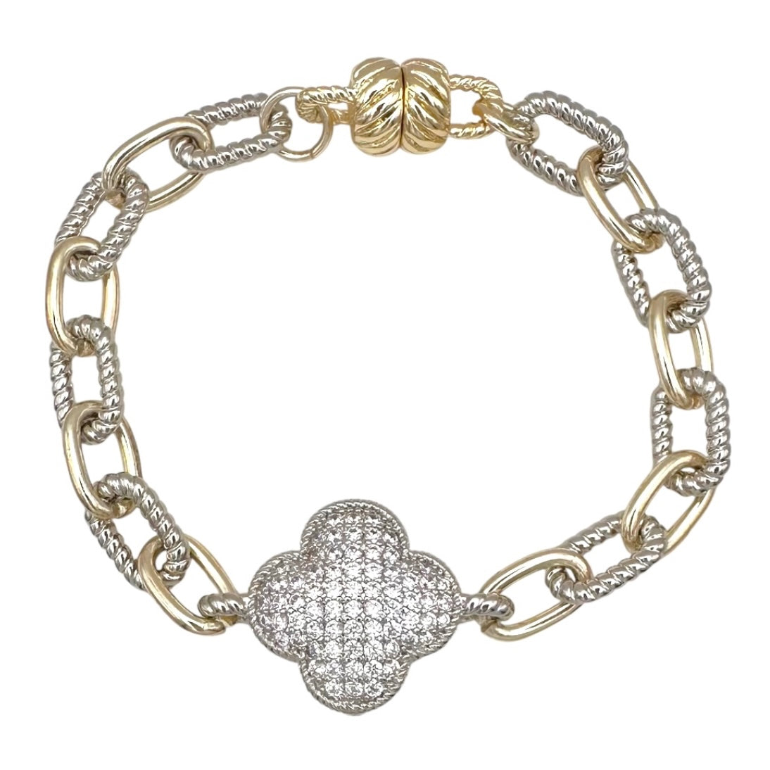 Clover magnetic bracelet