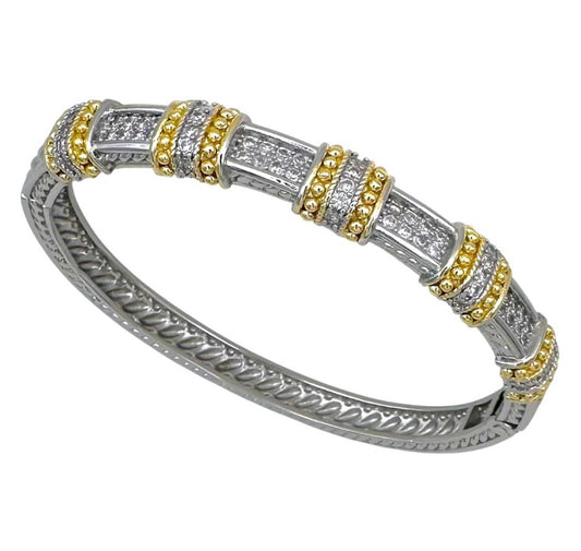 Gold/silver bangle