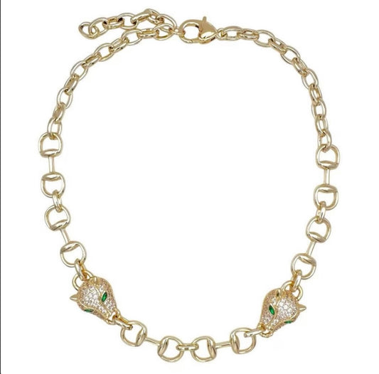 Lion head necklace