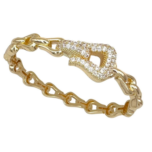 Gold bangle