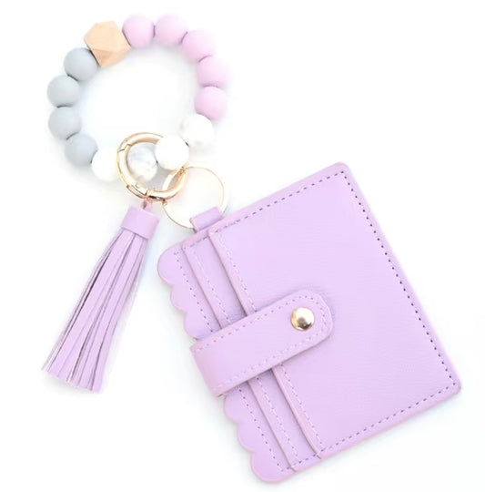 Purple card holder