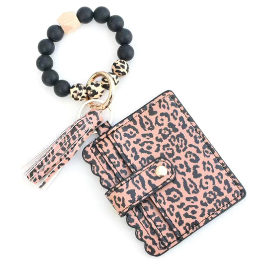 Brown/black card holder